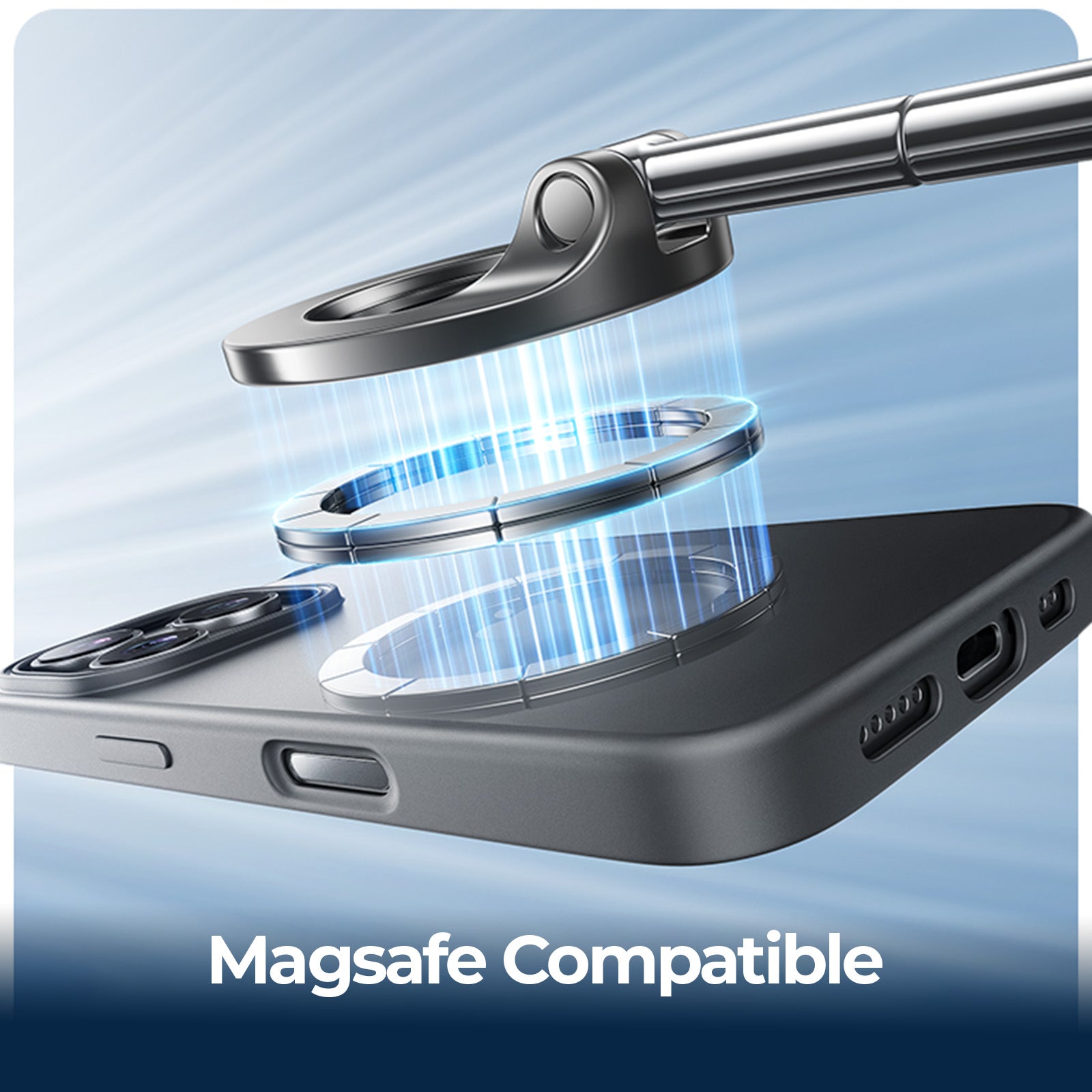Magnetic Phone Stand I Works With All Phones