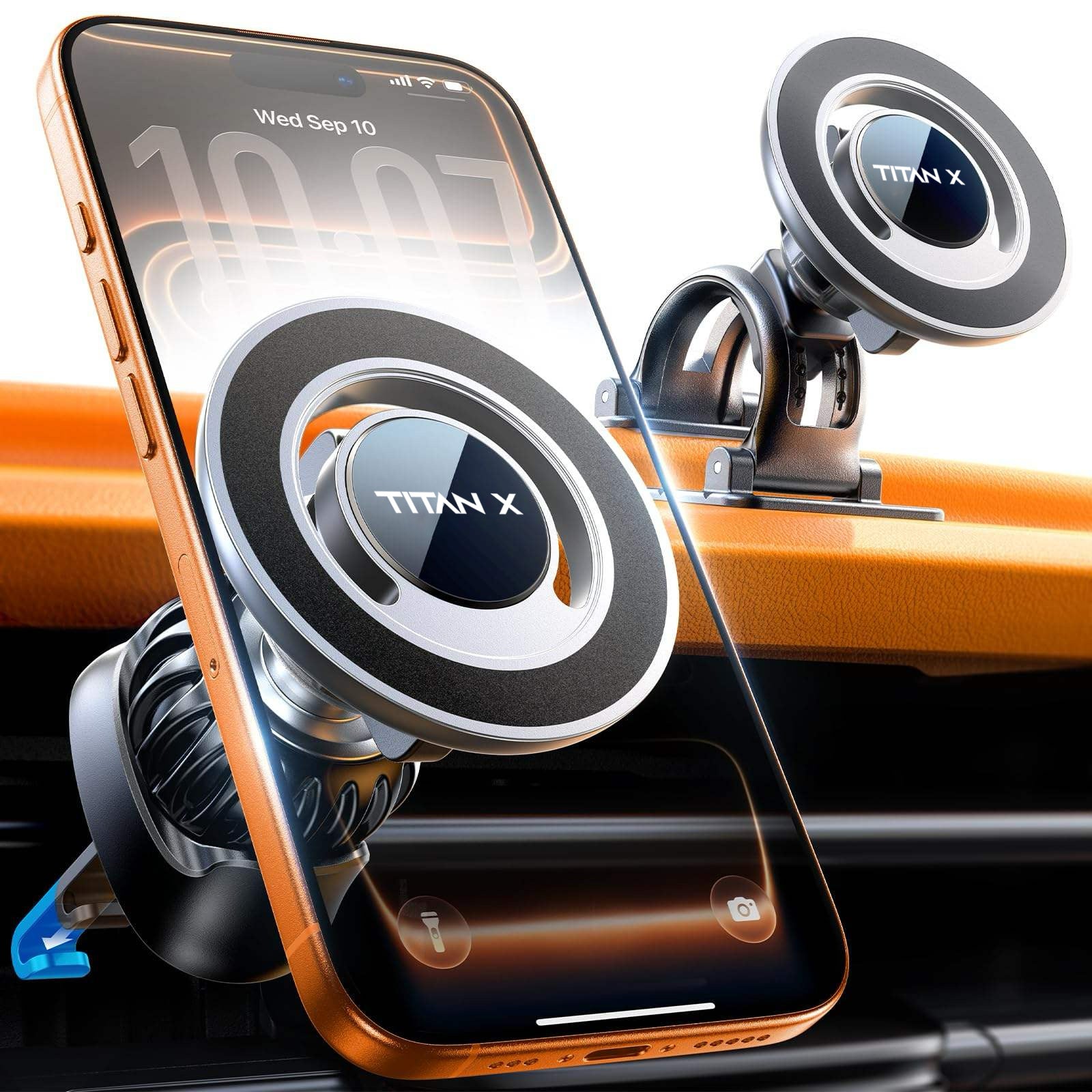 Magnetic Phone Mount I Works With All Phones