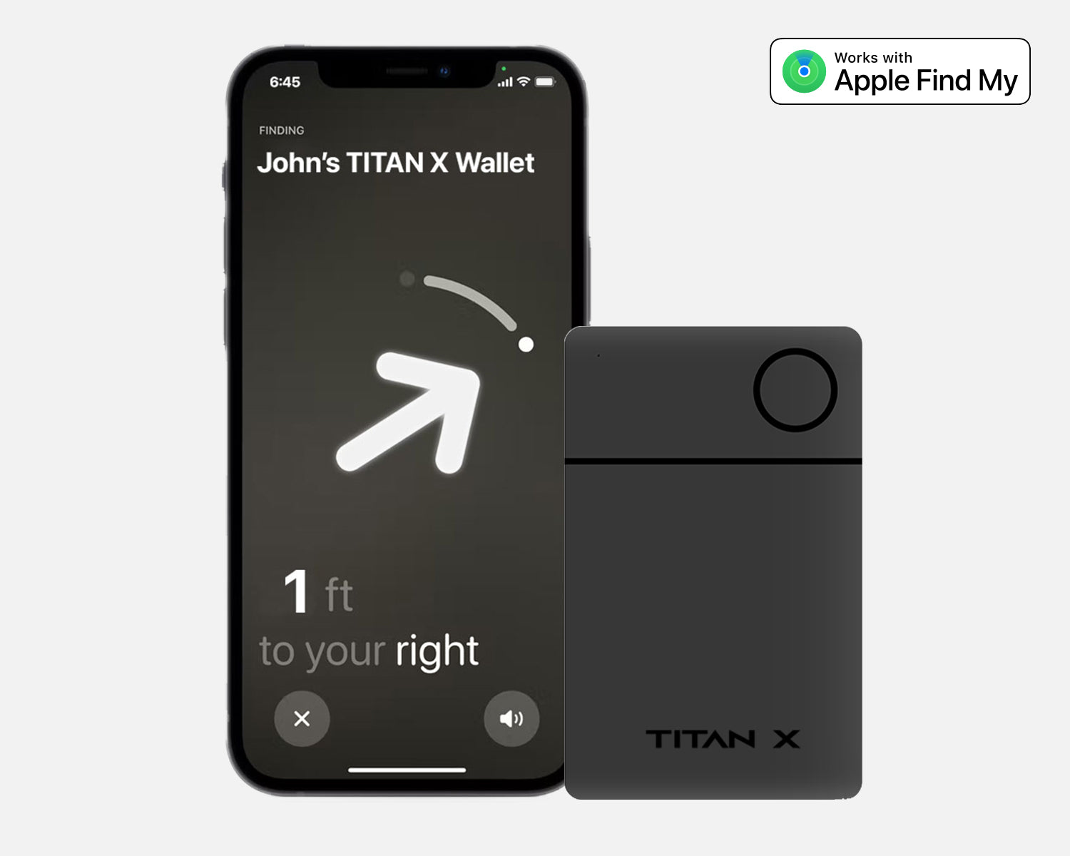 Finder Card I Works with Apple®'s FindMy® App
