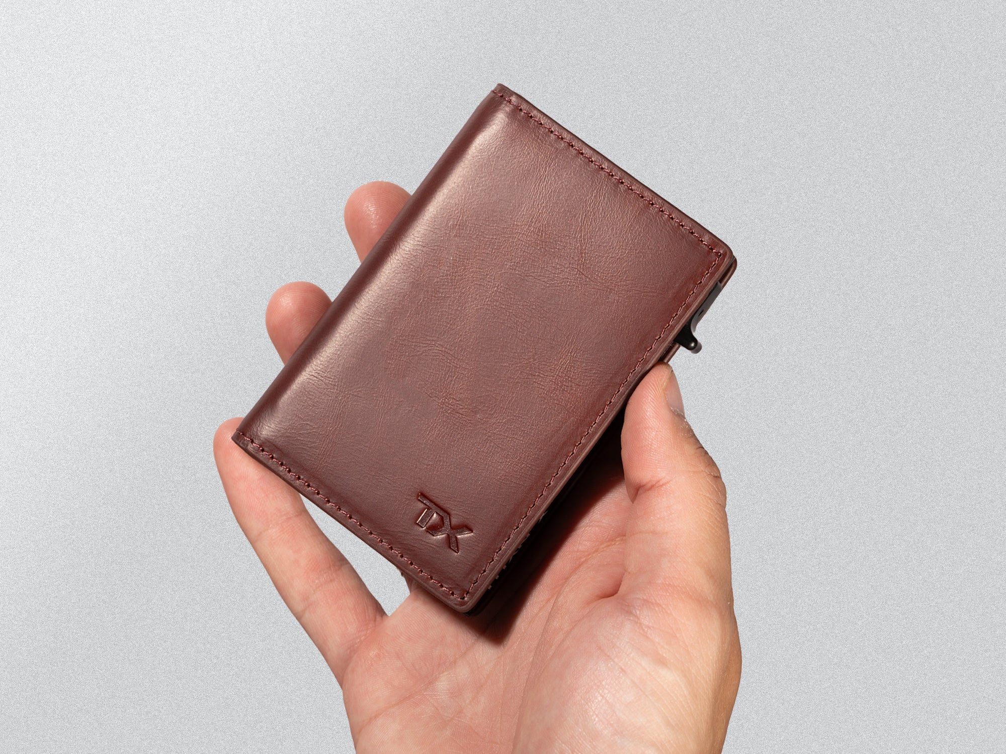 titan x wallet bifold dark brown