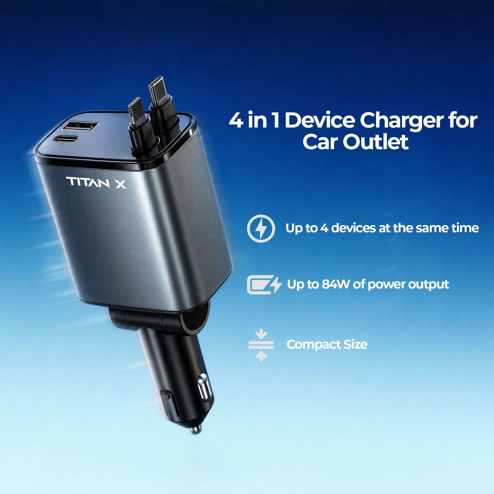 4-in-1 Car Charger