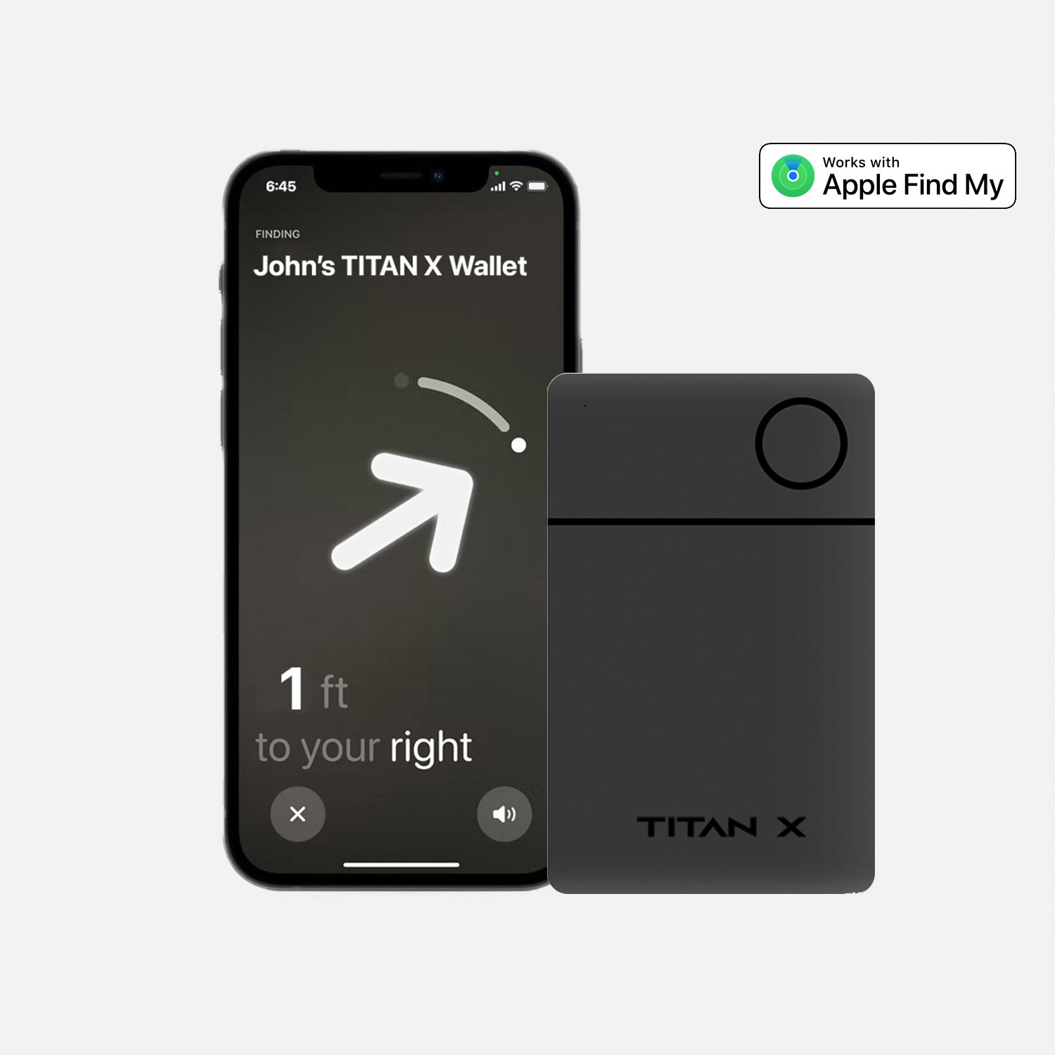 Finder Card I Works with Apple®'s FindMy® App