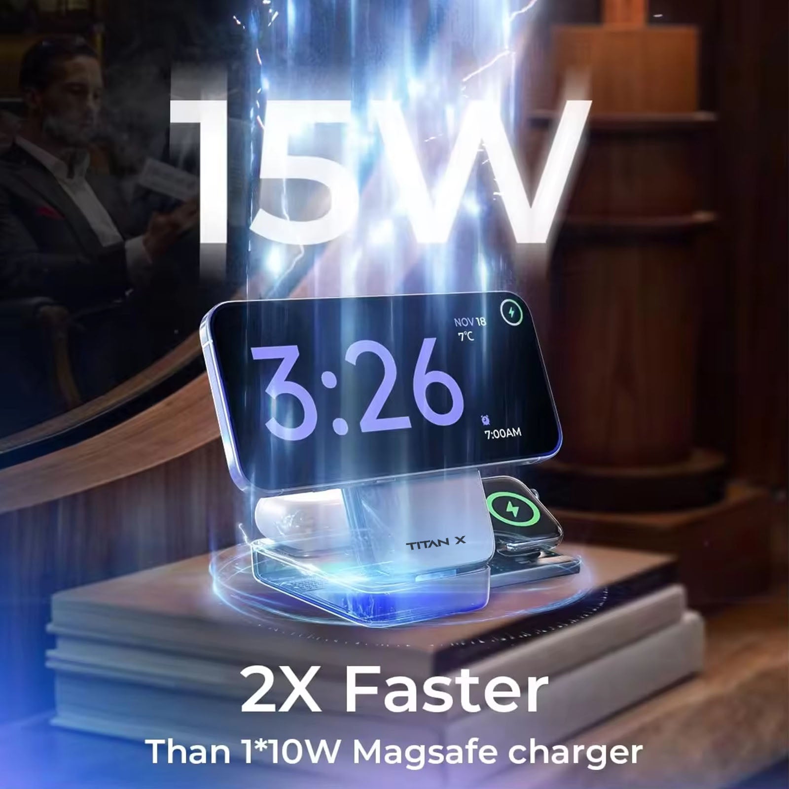Stand Pro Qi2 I 3 in 1 Charging Station
