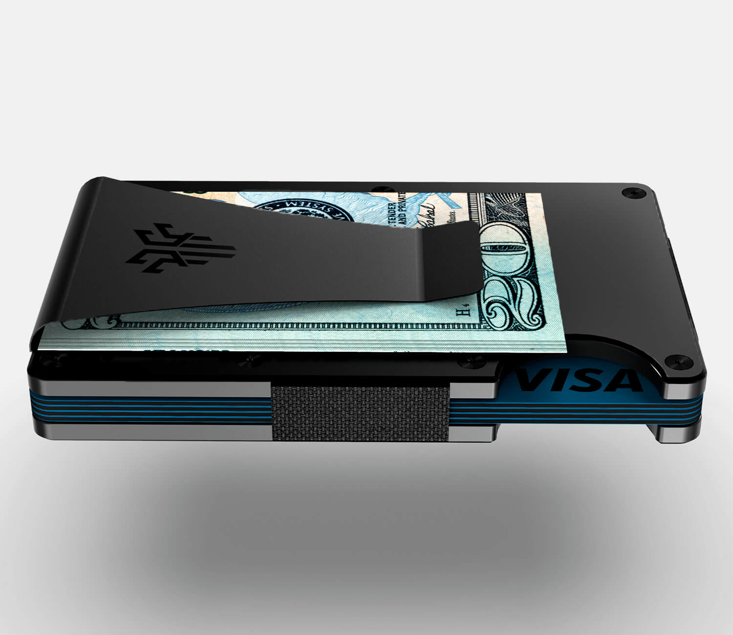 TITAN X Wallet Money Clip Black | Minimalist Slim Metal anti RFID Wallet For Men | Front Pocket Minimalist and Slim