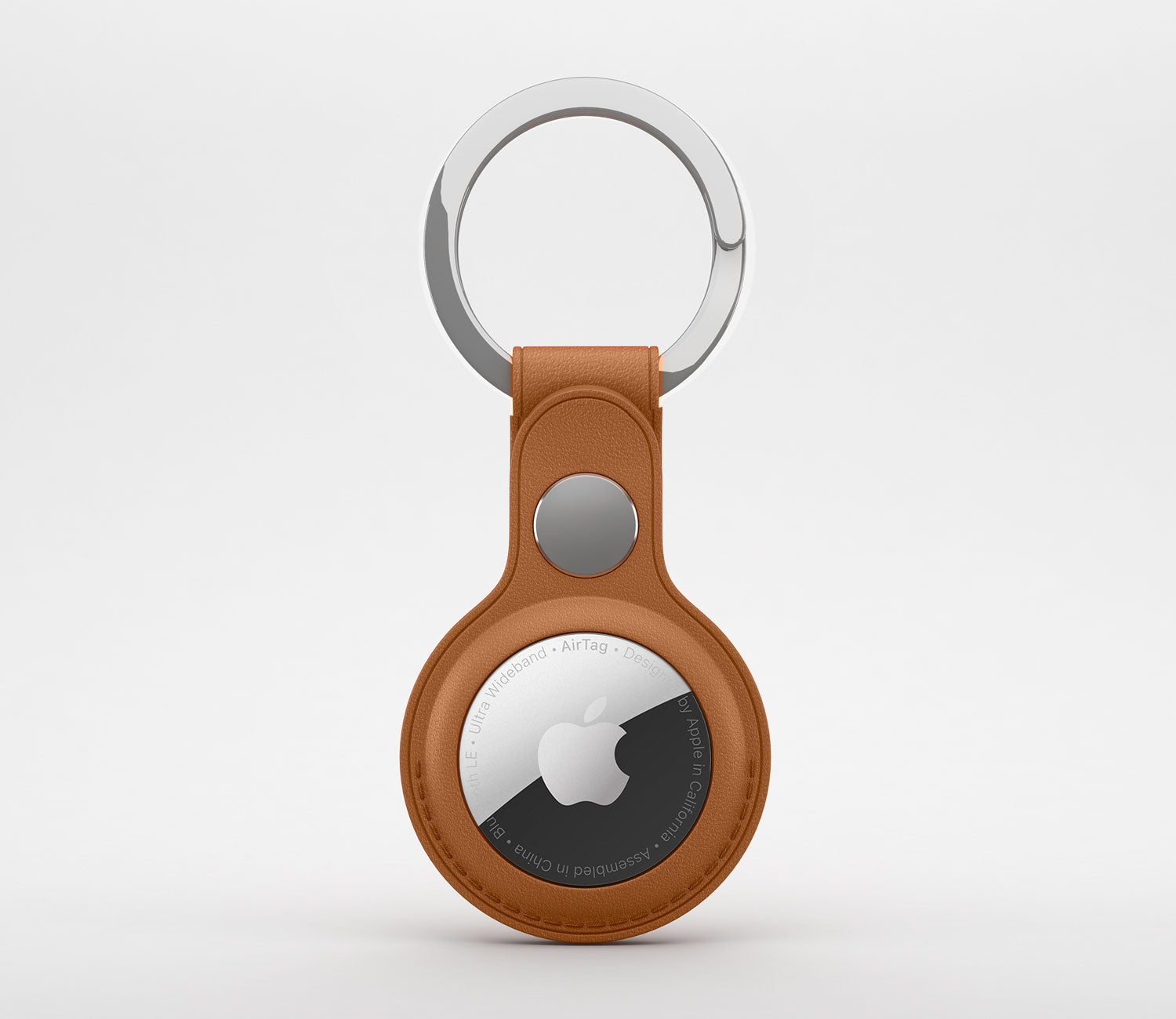 Airtag Leather Keychain