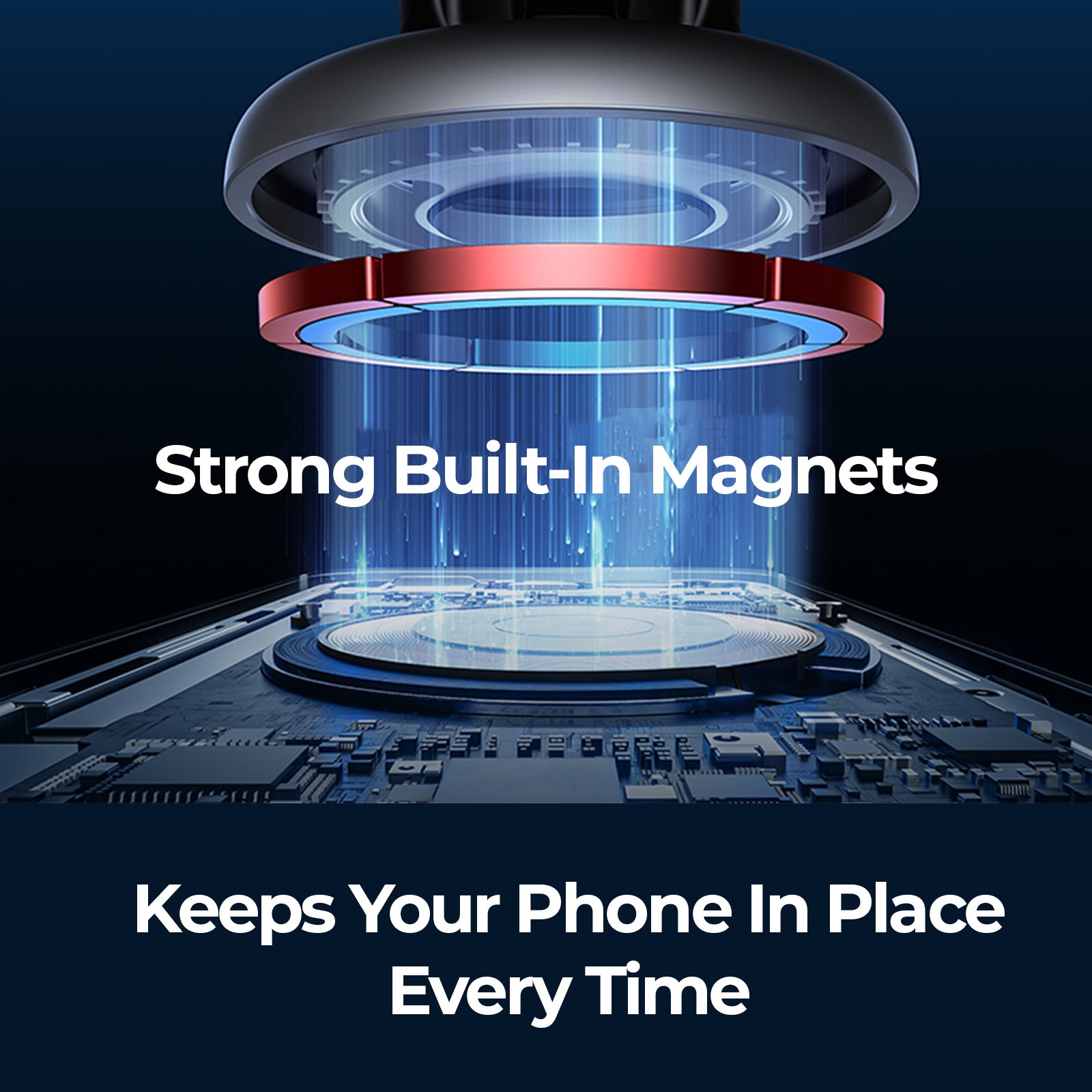 Magnetic Phone Mount I Works With All Phones