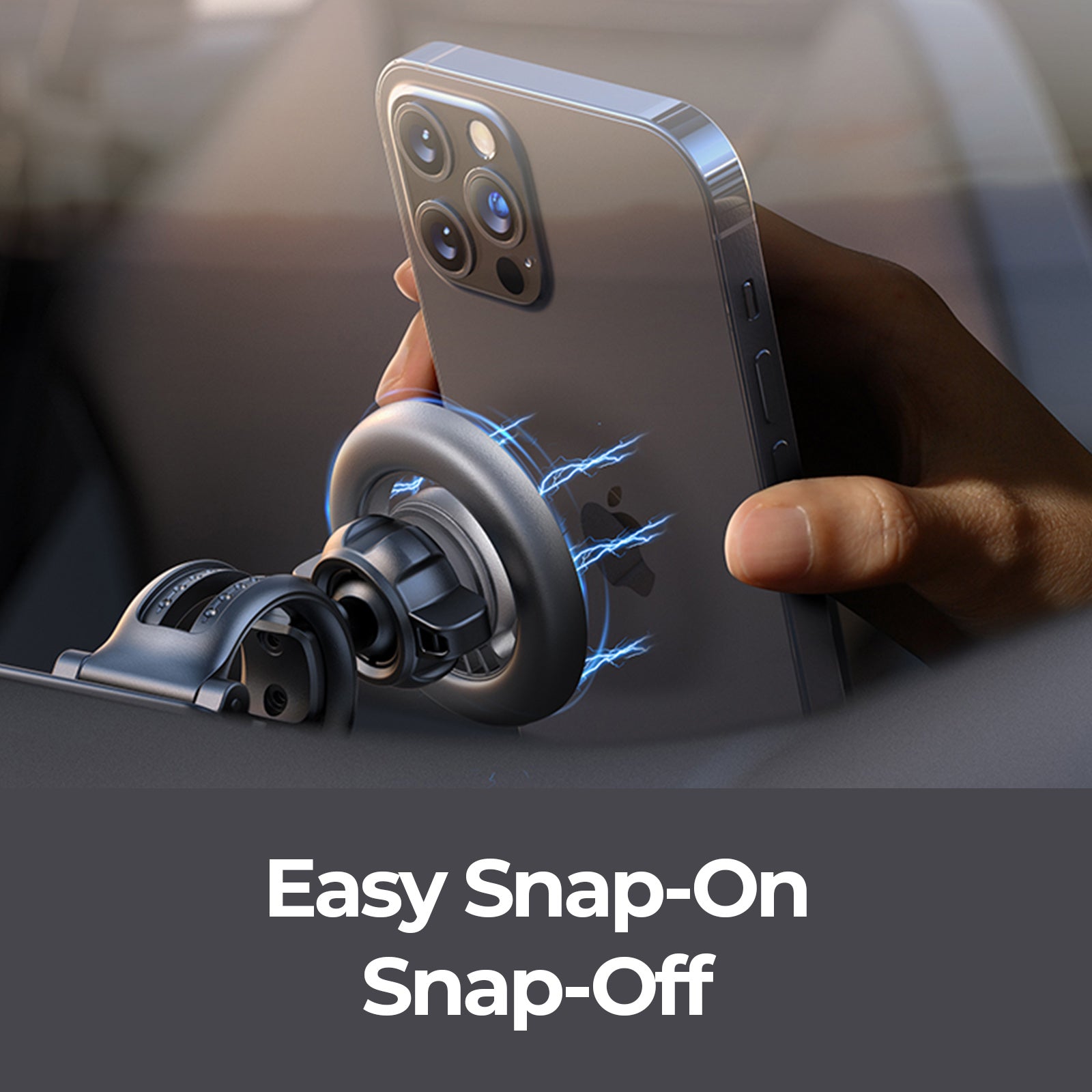 Magnetic Phone Mount I Works With All Phones