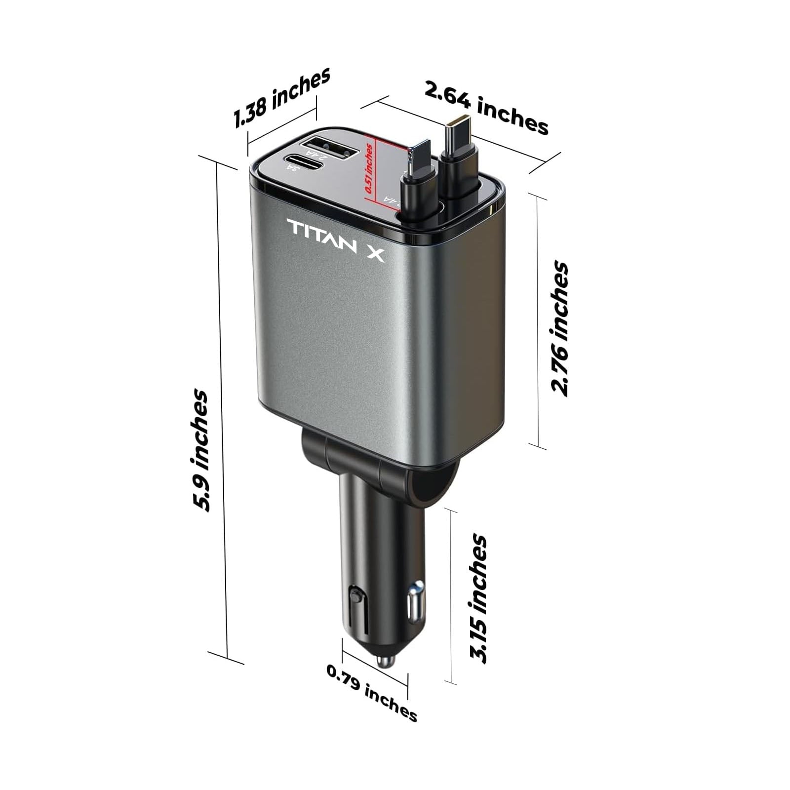 4-in-1 Car Charger