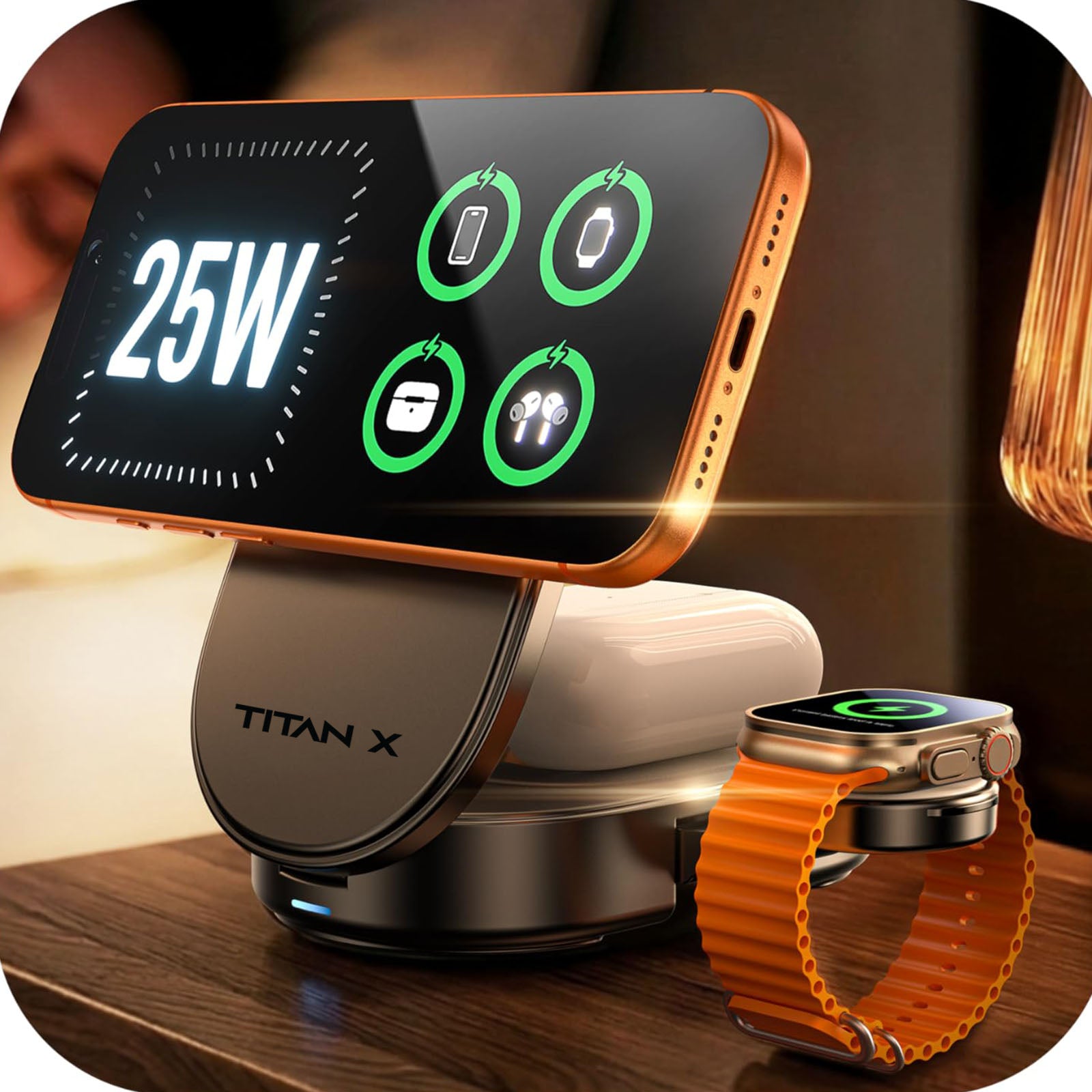 Stand Pro Qi2 I 3 in 1 Charging Station