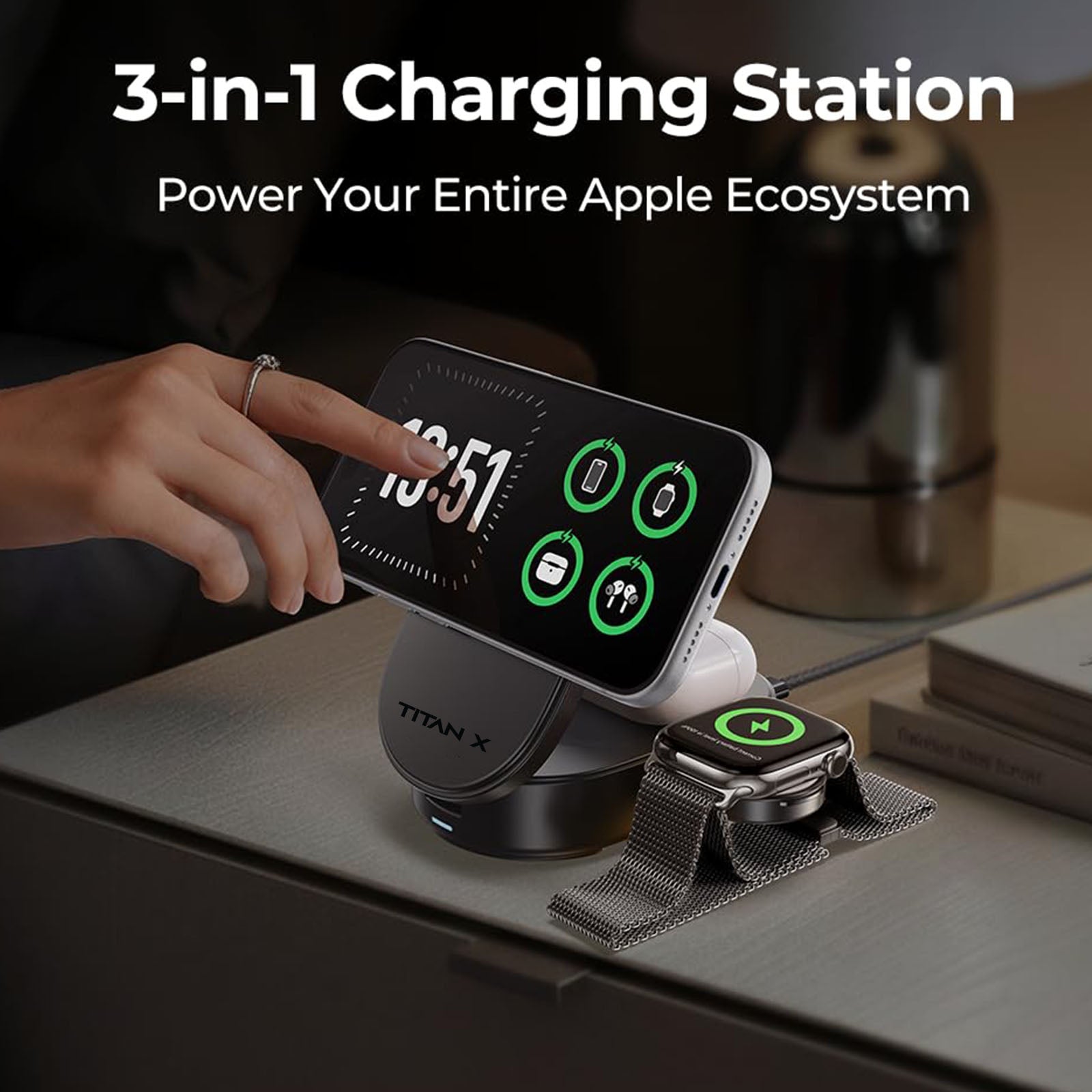 Stand Pro Qi2 I 3 in 1 Charging Station