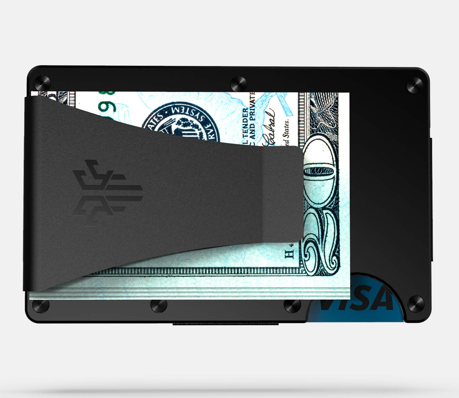 TITAN X Wallet Money Clip Black | Minimalist Slim Metal anti RFID Wallet For Men | Front Pocket Minimalist and Slim